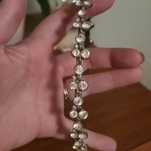 Gemstone wedding headband